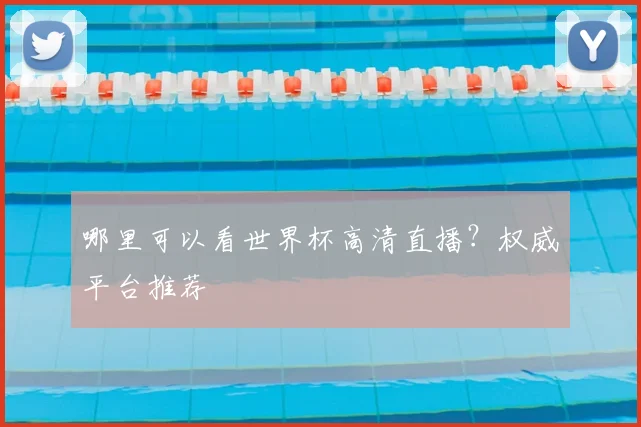 哪里可以看世界杯高清直播？权威平台推荐